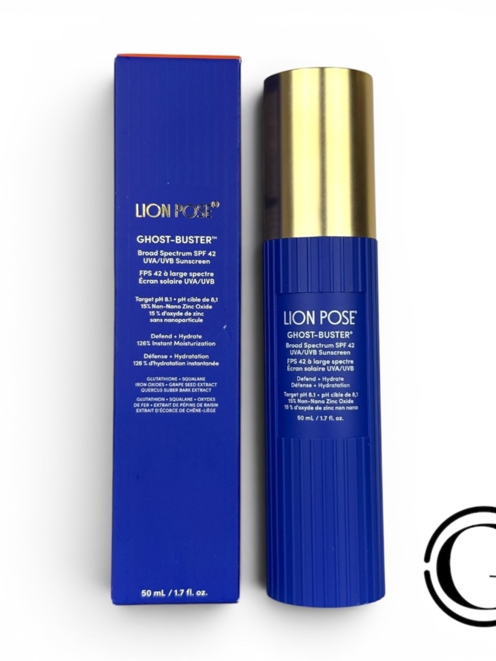 Lion Pose GHOST BUTTER UVA/UVB SPF 42 Broad Spectrum 50 mL 1.7fl Oz NIB RARE
